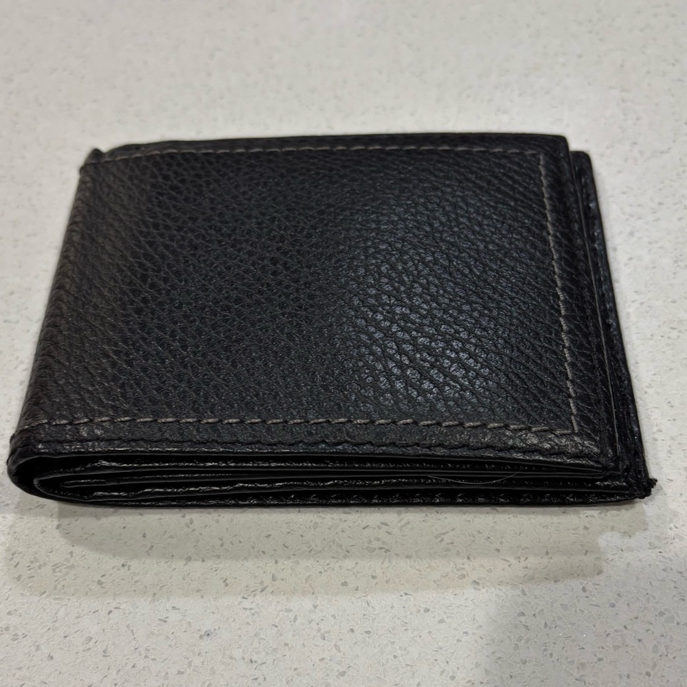 George Black Textured Wallet